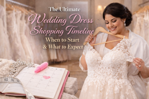 wedding dress shopping timeline and fitting schedule guide